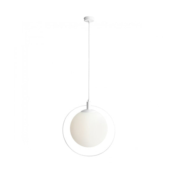 Aldex Lampa wisząca AURA 1049G, biała, 1x60W E27