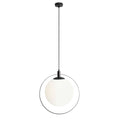 Aldex Lampa wisząca AURA 1049G1, czarny/biały, 1x60W E27