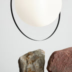 Aldex Lampa wisząca AURA 1049G1, czarny/biały, 1x60W E27