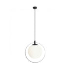 Aldex Lampa wisząca AURA 1049G1, czarny/biały, 1x60W E27