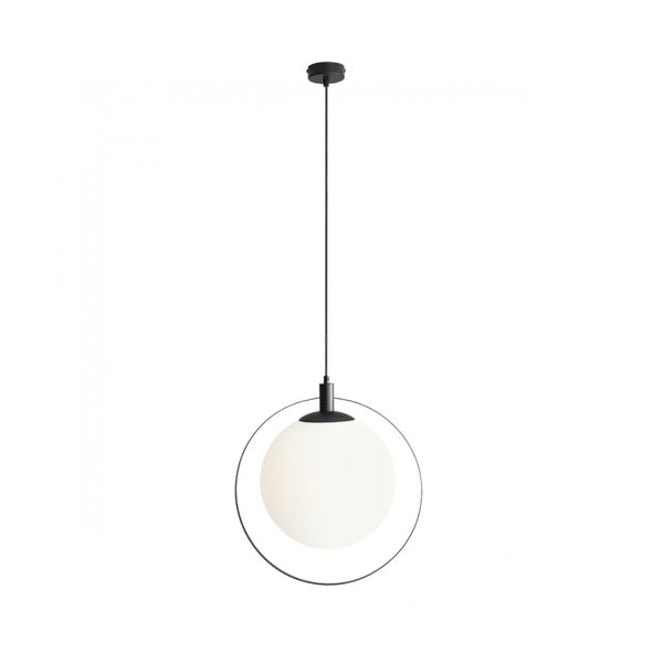 Aldex Lampa wisząca AURA 1049G1, czarny/biały, 1x60W E27