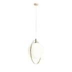 Aldex Lampa wisząca AURA 1049G30, złoty/biały, 1x60W E27