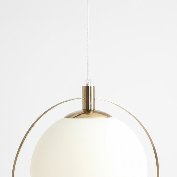 Aldex Lampa wisząca AURA 1049G30, złoty/biały, 1x60W E27