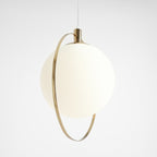 Aldex Lampa wisząca AURA 1049G30, złoty/biały, 1x60W E27