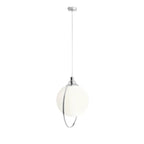 Aldex Lampa wisząca AURA 1049G4, chrom/biały, 1x60W E27
