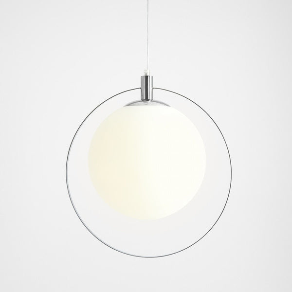 Aldex Lampa wisząca AURA 1049G4, chrom/biały, 1x60W E27