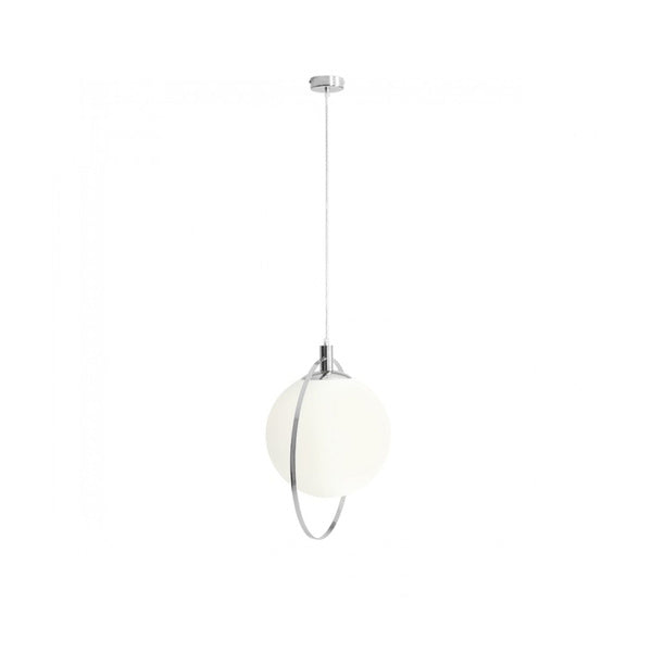 Aldex Lampa wisząca AURA 1049G4, chrom/biały, 1x60W E27