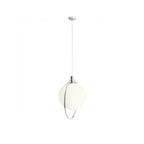 Aldex Lampa wisząca AURA 1049G4, chrom/biały, 1x60W E27