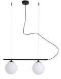 Aldex Lampa wisząca BERYL 2, 1006H1, czarny/biały, 2x40W E14