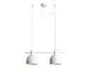 Aldex Lampa wisząca BERYL 2, 976H, biała, 2x60W E27