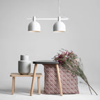 Aldex Lampa wisząca BERYL 2, 976H, biała, 2x60W E27