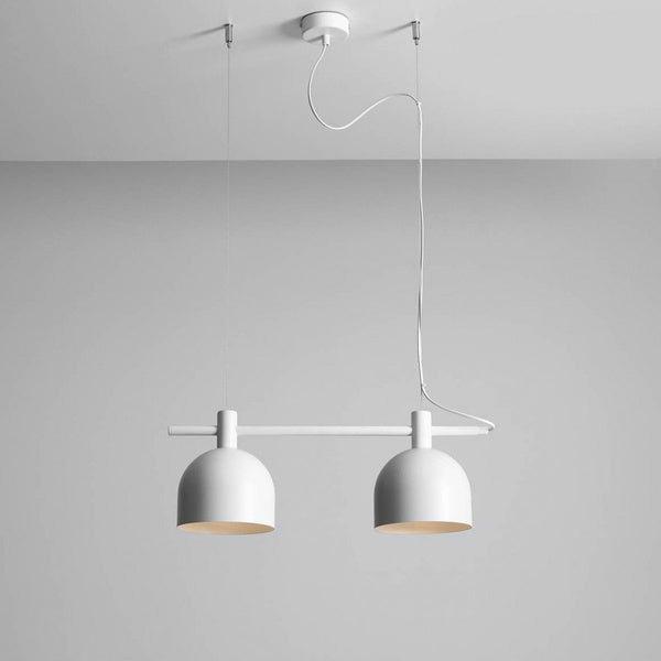 Aldex Lampa wisząca BERYL 2, 976H, biała, 2x60W E27