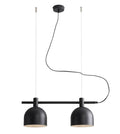 Aldex Lampa wisząca BERYL 2, 976H1, czarna, 2x60W E27