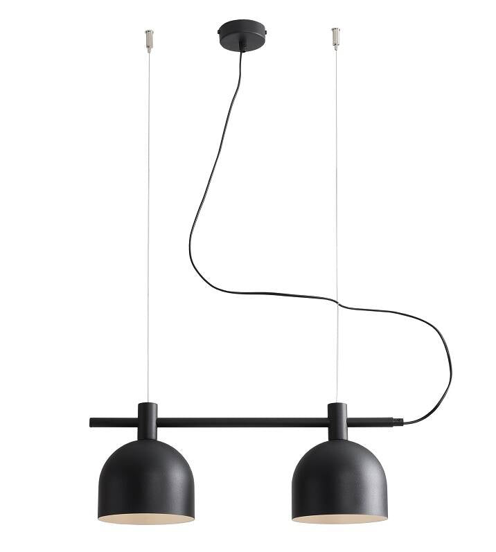 Aldex Lampa wisząca BERYL 2, 976H1, czarna, 2x60W E27