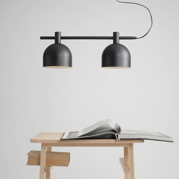 Aldex Lampa wisząca BERYL 2, 976H1, czarna, 2x60W E27