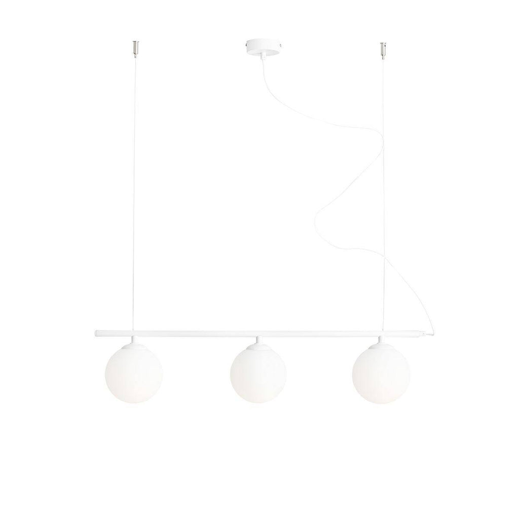 Aldex Lampa wisząca BERYL 3, 1006E, biała, 3x40W E14