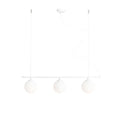 Aldex Lampa wisząca BERYL 3, 1006E, biała, 3x40W E14