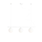 Aldex Lampa wisząca BERYL 3, 1006E, biała, 3x40W E14