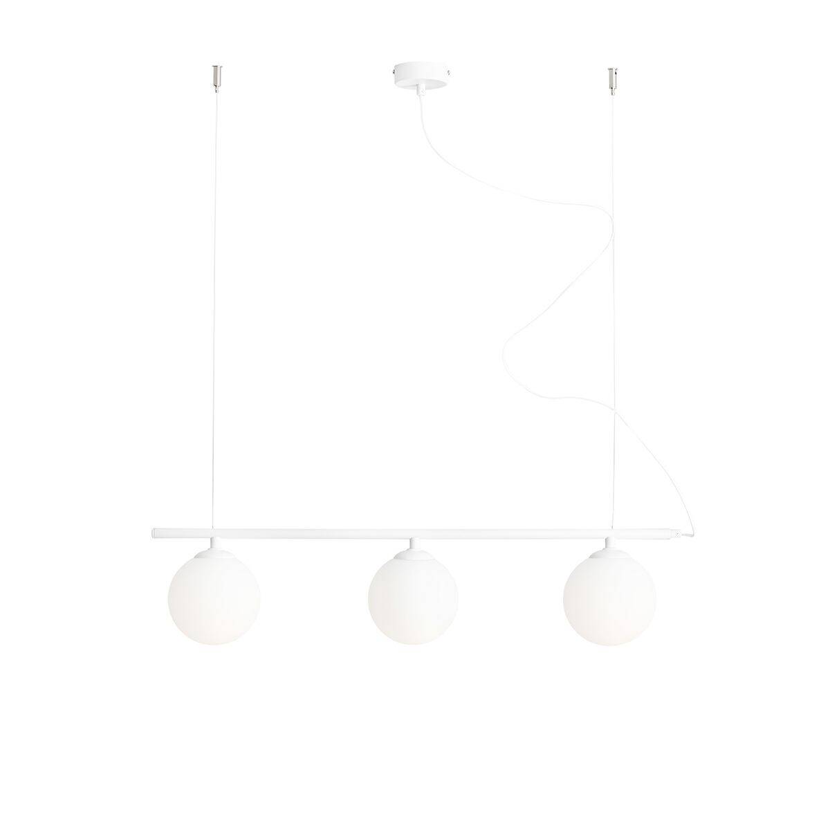 Aldex Lampa wisząca BERYL 3, 1006E, biała, 3x40W E14