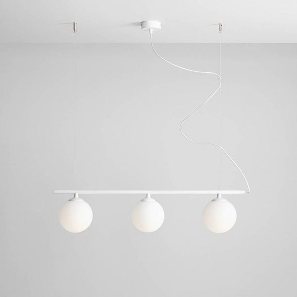 Aldex Lampa wisząca BERYL 3, 1006E, biała, 3x40W E14