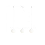 Aldex Lampa wisząca BERYL 3, 1006E, biała, 3x40W E14