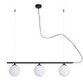 Aldex Lampa wisząca BERYL 3, 1006E_1, czarny/biały, 3x40W E14