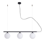 Aldex Lampa wisząca BERYL 3, 1006E_1, czarny/biały, 3x40W E14
