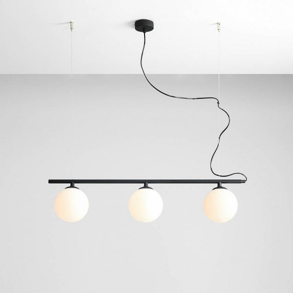 Aldex Lampa wisząca BERYL 3, 1006E_1, czarny/biały, 3x40W E14
