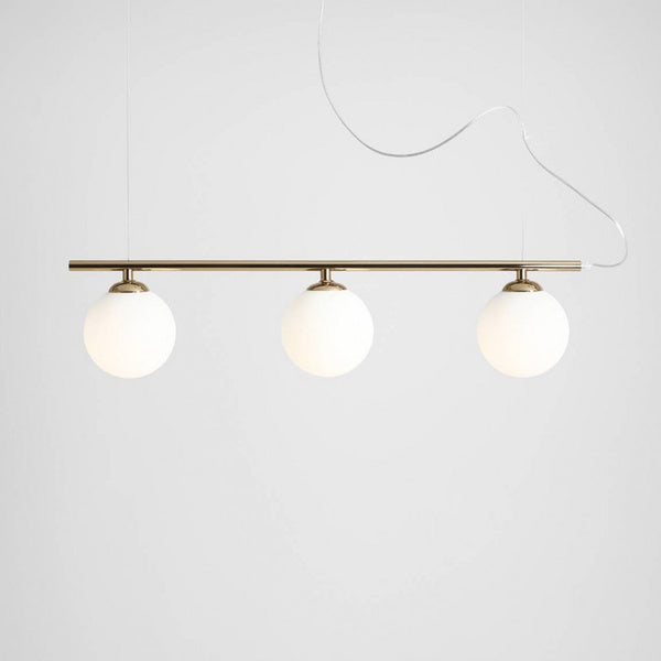 Aldex Lampa wisząca BERYL 3, 1006E_30, złoty/biały, 3x40W E14