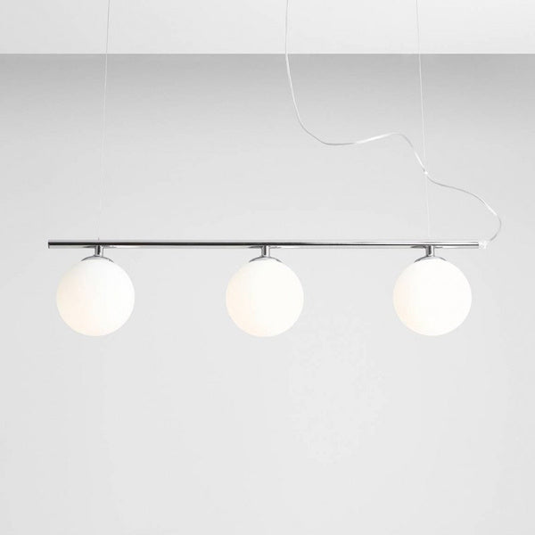 Aldex Lampa wisząca BERYL 3, 1006E_4, chrom/biały, 3x40W E14