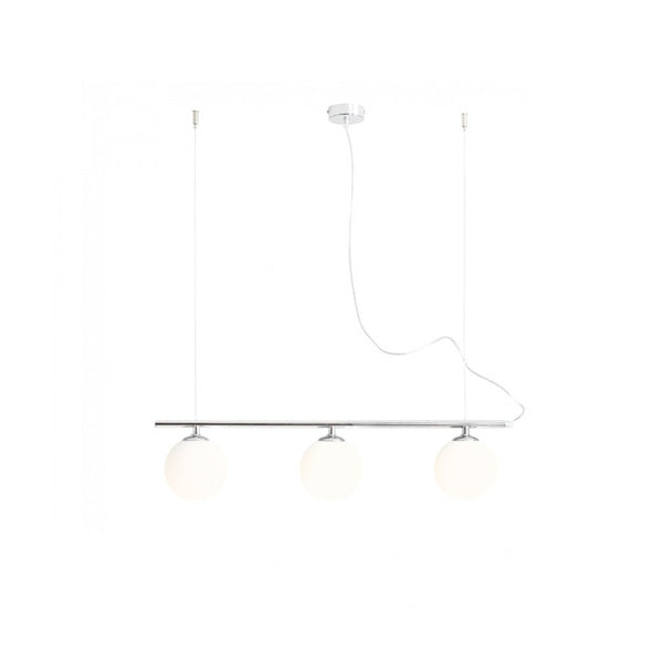 Aldex Lampa wisząca BERYL 3, 1006E_4, chrom/biały, 3x40W E14