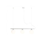 Aldex Lampa wisząca BERYL 3, 1006E_4, chrom/biały, 3x40W E14