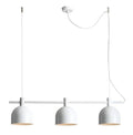 Aldex Lampa wisząca BERYL 3, 976E, biała, 3x60W E27