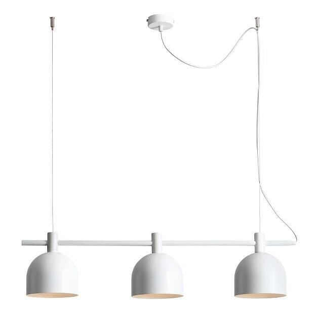 Aldex Lampa wisząca BERYL 3, 976E, biała, 3x60W E27
