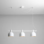 Aldex Lampa wisząca BERYL 3, 976E, biała, 3x60W E27