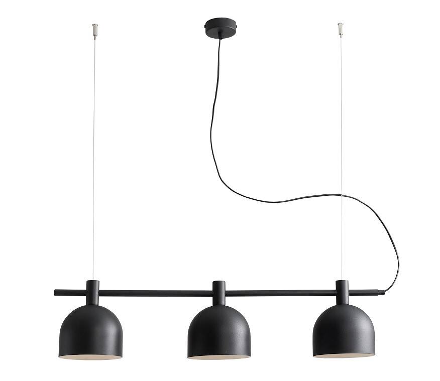 Aldex Lampa wisząca BERYL 3, 976E_1, czarna, 3x60W E27