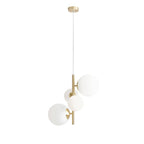 Aldex Lampa wisząca BLOOM 4 BRASS 1091L40 mosiądz/biały 2x40W E14 + 2x60W E27