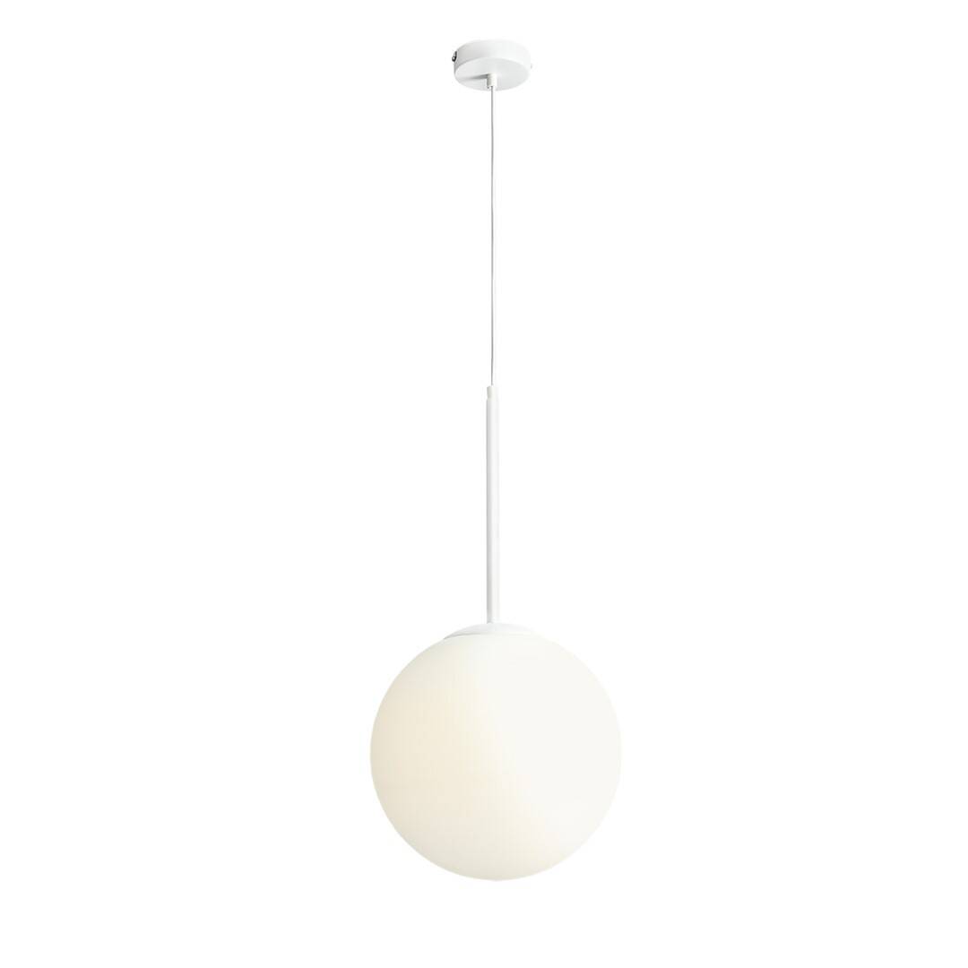 Aldex Lampa wisząca BOSSO 1087G, 30 cm, biała, 1x60W E27