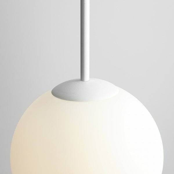 Aldex Lampa wisząca BOSSO 1087G, 30 cm, biała, 1x60W E27
