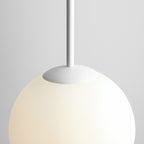 Aldex Lampa wisząca BOSSO 1087G, 30 cm, biała, 1x60W E27