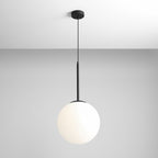 Aldex Lampa wisząca BOSSO 1087G1, 30 cm, czarna, 1x60W E27