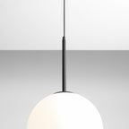 Aldex Lampa wisząca BOSSO 1087G1, 30 cm, czarna, 1x60W E27