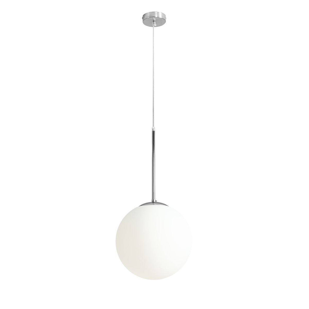 Aldex Lampa wisząca BOSSO 1087G4, 30 cm, chromowa, 1x60W E27