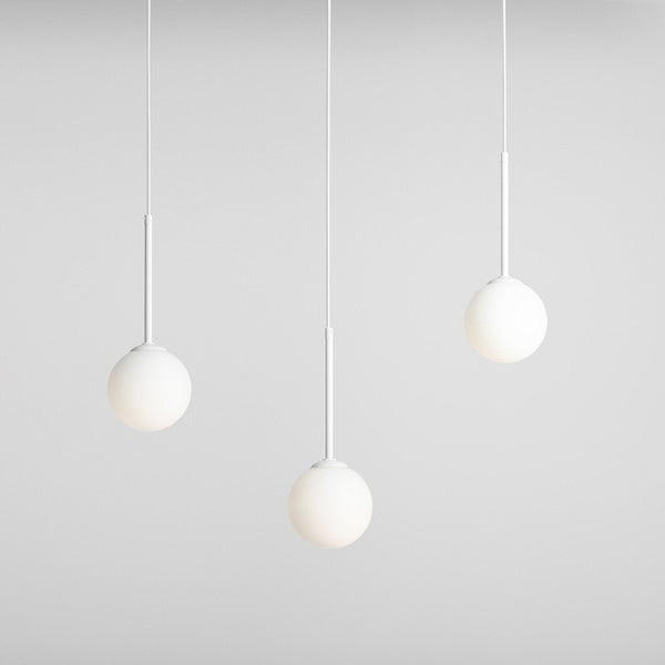 Aldex Lampa wisząca BOSSO 3, listwa, 1087E, biała, 3x40W E14