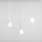 Aldex Lampa wisząca BOSSO 3, listwa, 1087E, biała, 3x40W E14