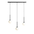 Aldex Lampa wisząca BOSSO 3, listwa, 1087E_1, czarna, 3x40W E14