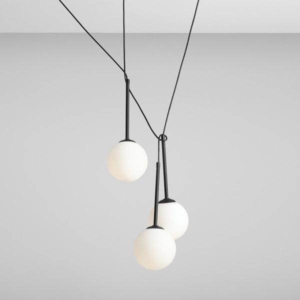 Aldex Lampa wisząca BOSSO 3, listwa, 1087E_1, czarna, 3x40W E14