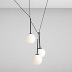 Aldex Lampa wisząca BOSSO 3, listwa, 1087E_1, czarna, 3x40W E14