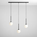 Aldex Lampa wisząca BOSSO 3, listwa, 1087E_1, czarna, 3x40W E14