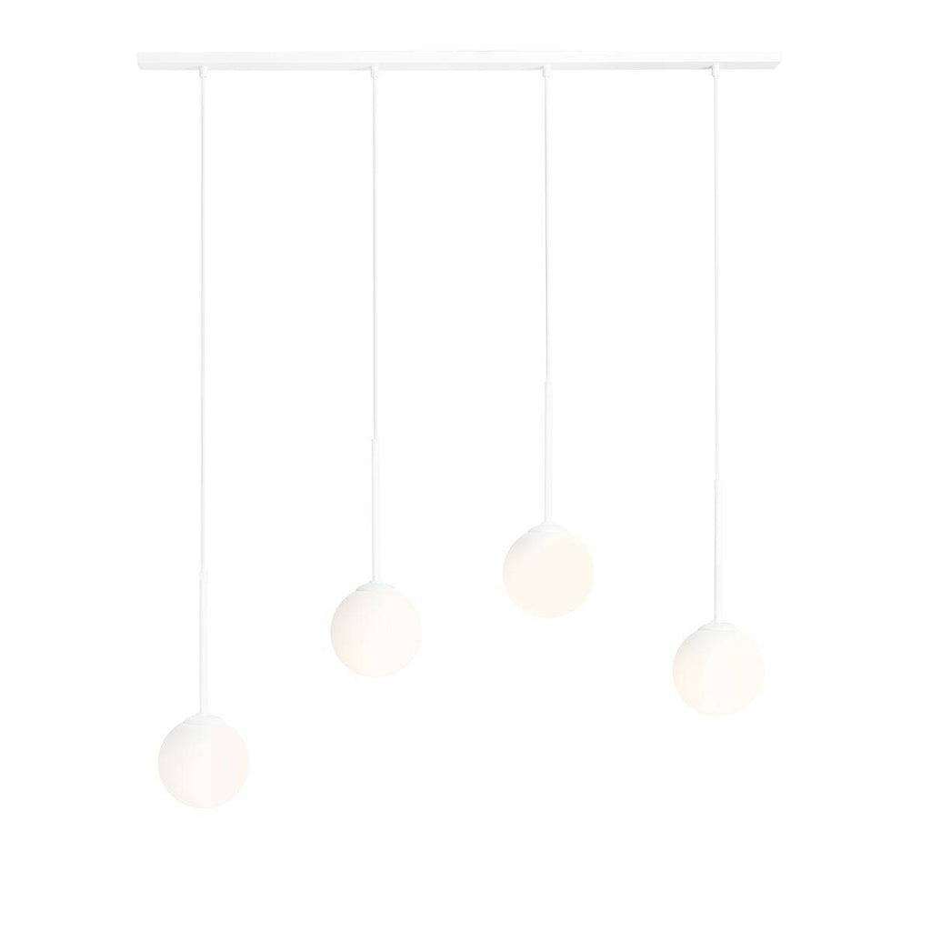 Aldex Lampa wisząca BOSSO 4, listwa, 1087L, biała, 4x40W E14